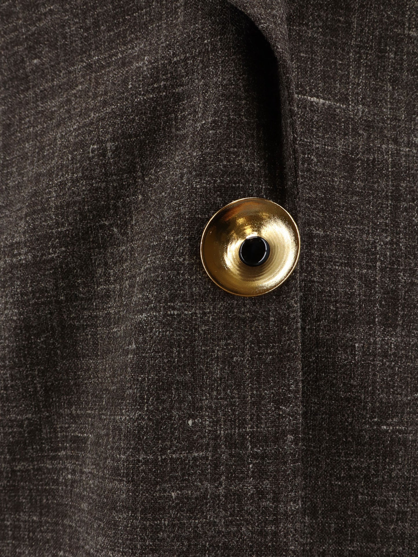 Oversize wool and linen blend blazer