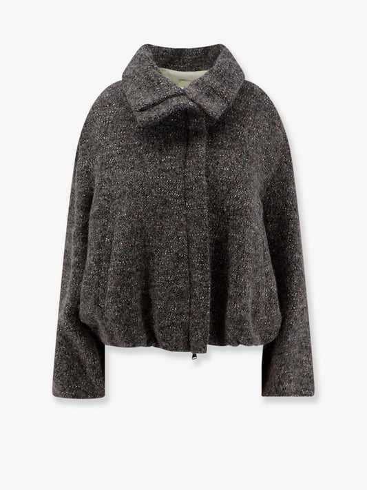Virgin wool, cotton and alpaca jacket