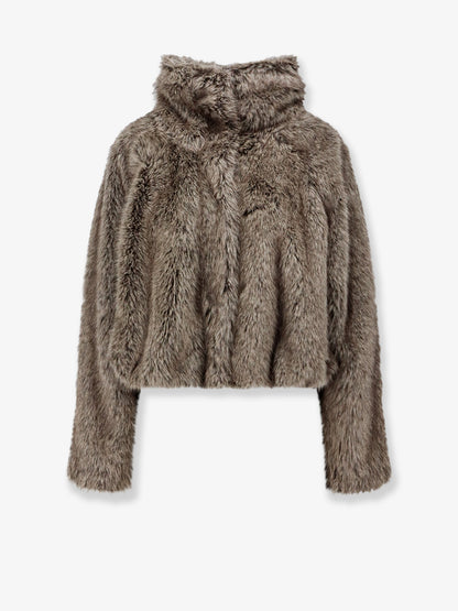 Faux fur jacket thumbnail