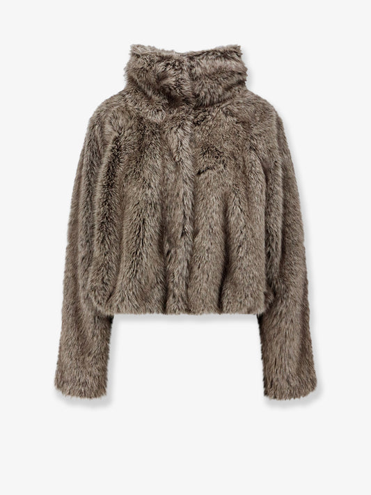 Faux fur jacket