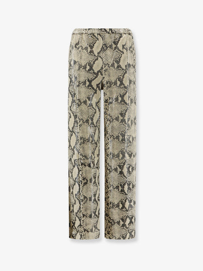 Python-print leather trousers thumbnail