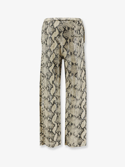 Python-print leather trousers thumbnail
