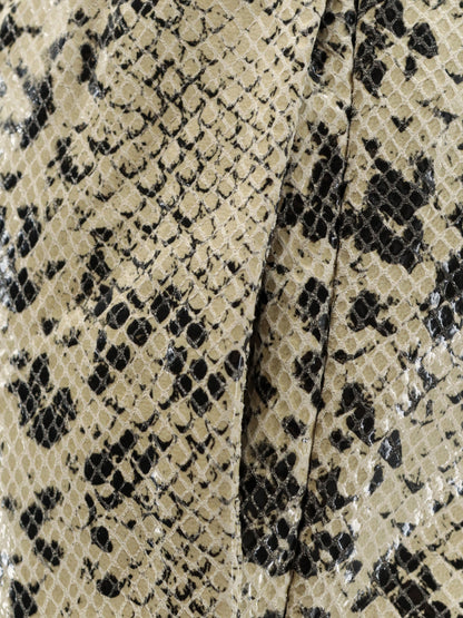 Python-print leather trousers thumbnail
