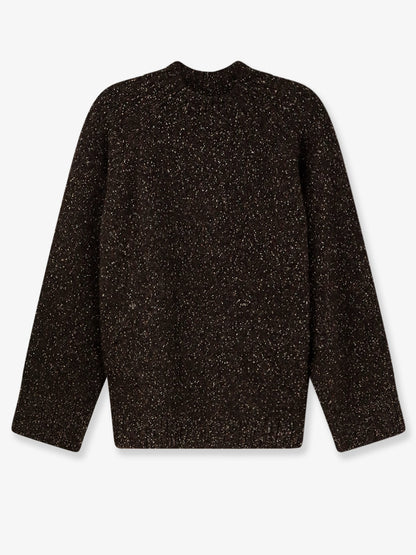 Oversize sweater in virgin wool blend thumbnail