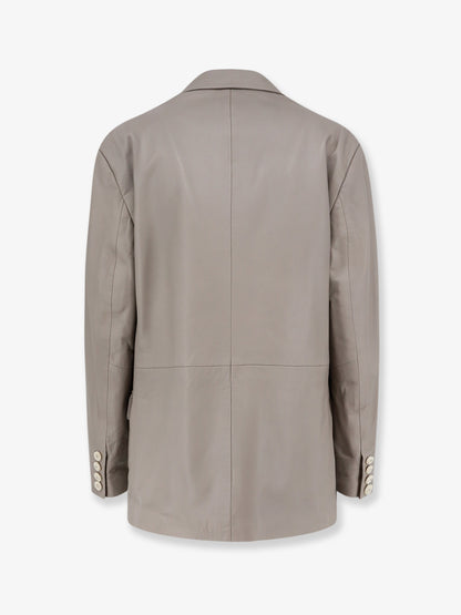 Leather blazer thumbnail