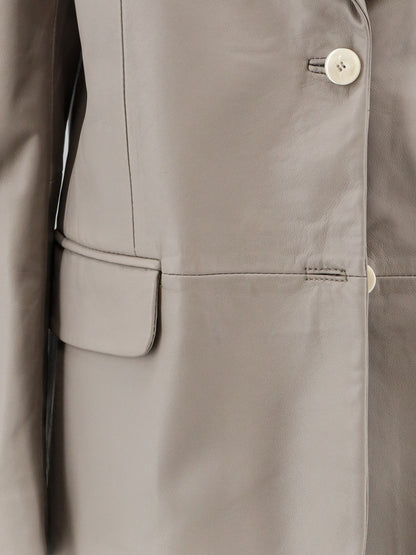 Leather blazer thumbnail
