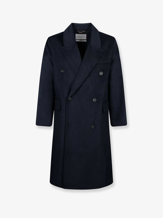 Wool and cashmere blend coat