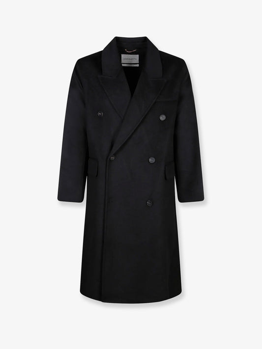 Wool and cashmere blend coat