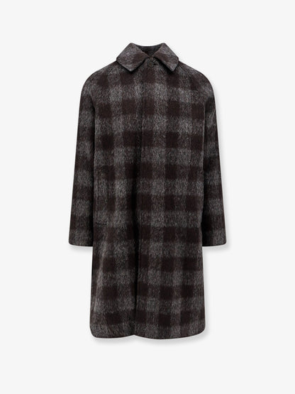 Outdoor wool, alpaca and mohair coat thumbnail