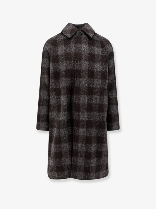 Outdoor wool, alpaca and mohair coat