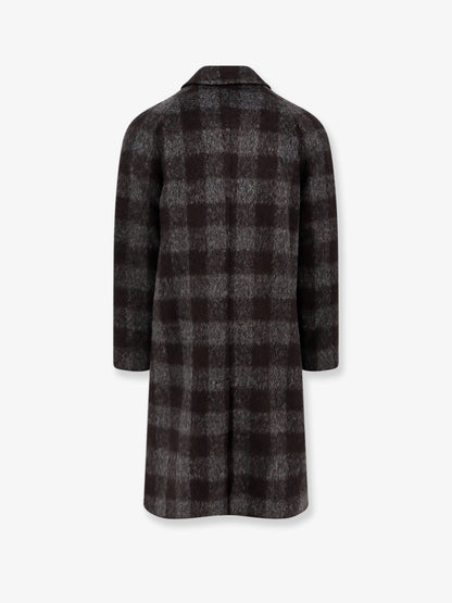 Outdoor wool, alpaca and mohair coat thumbnail