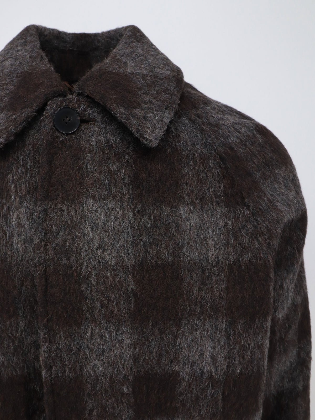 Outdoor wool, alpaca and mohair coat