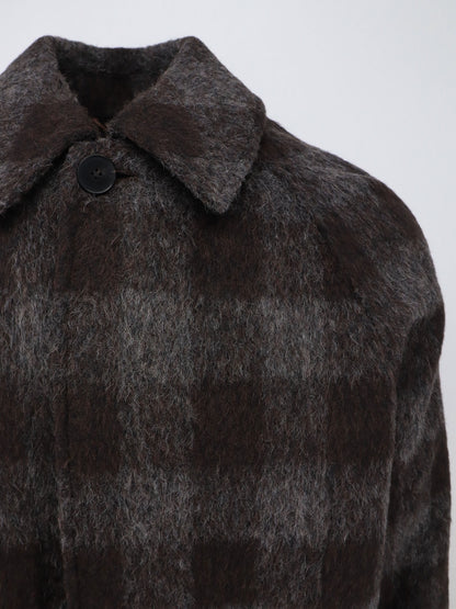 Outdoor wool, alpaca and mohair coat thumbnail