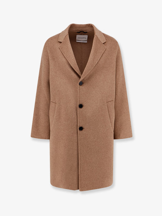 Wool and cashmere blend coat