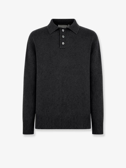 Maglia Polo in lana e cashmere thumbnail