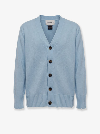Wool and cashmere blend cardigan thumbnail