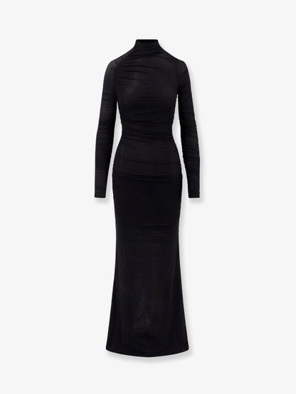 Dakota Sheer stretch tulle maxi dress thumbnail