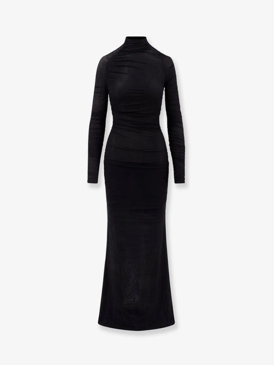 Dakota Sheer stretch tulle maxi dress