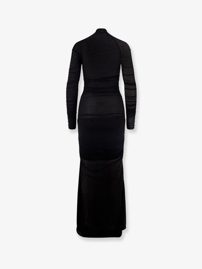 Dakota Sheer stretch tulle maxi dress thumbnail