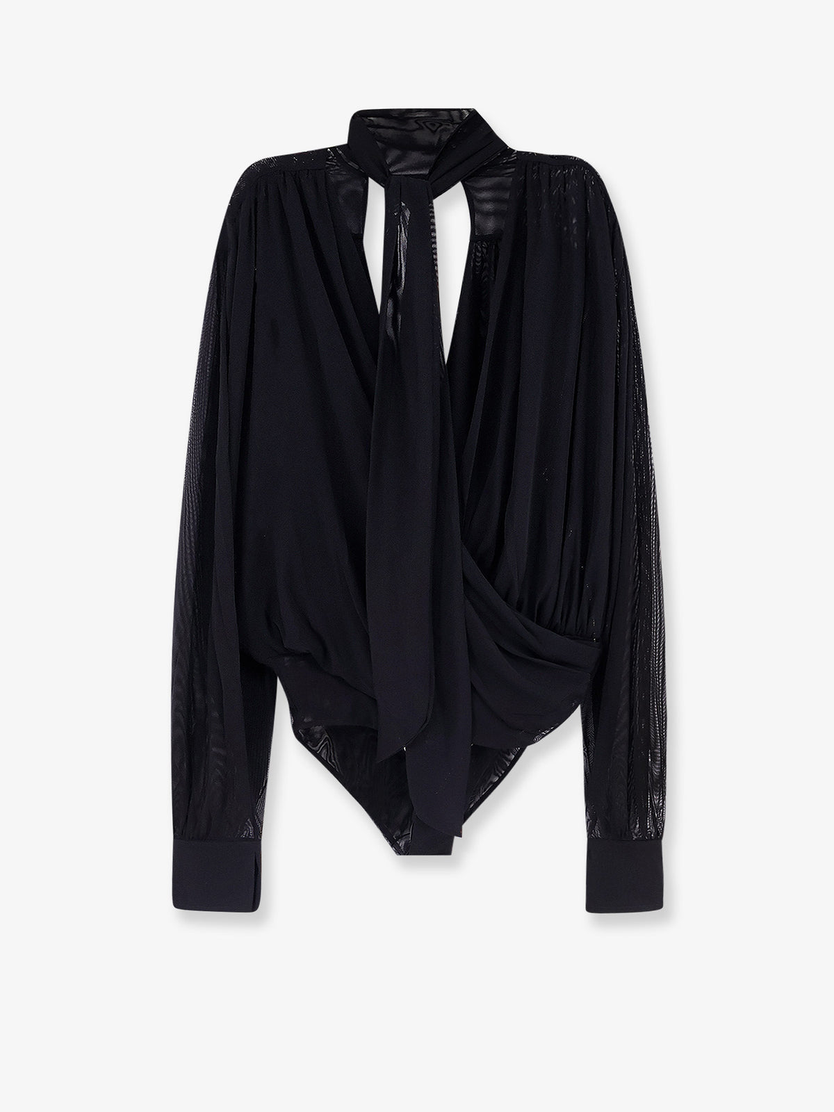 Keila Sheer Stretch tulle bodysuit