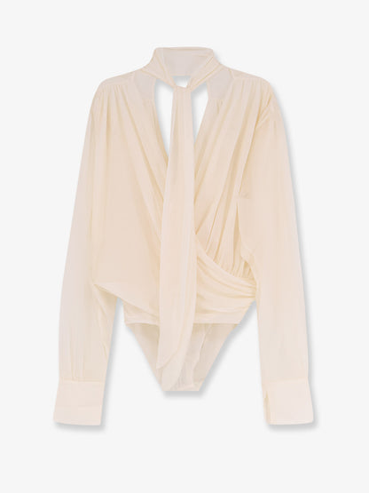 Keila Sheer stretch tulle bodysuit thumbnail