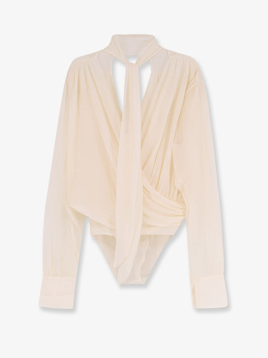 Keila Sheer stretch tulle bodysuit