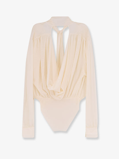 Keila Sheer stretch tulle bodysuit thumbnail