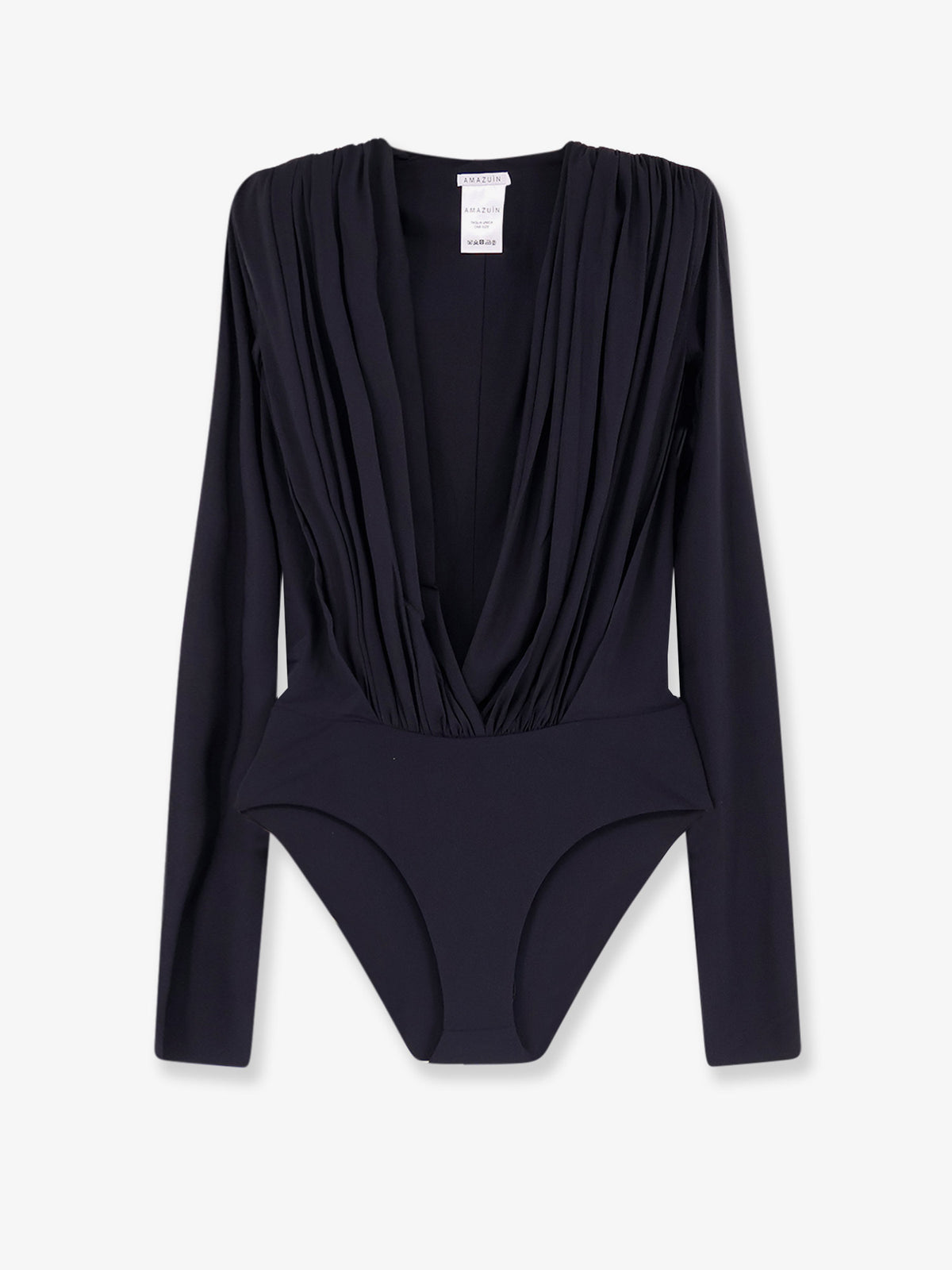 Rasha Sheer stretch jersey bodysuit