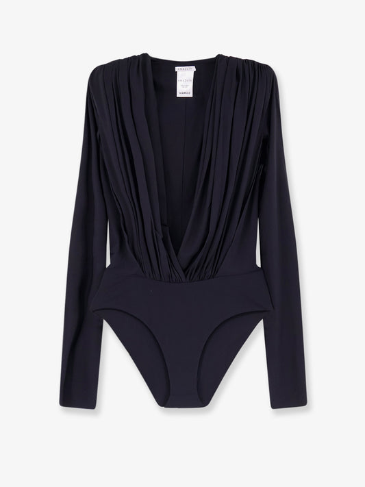Rasha Sheer stretch jersey bodysuit