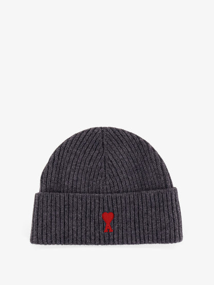 Virgin wool hat with embroidered logo on the front thumbnail
