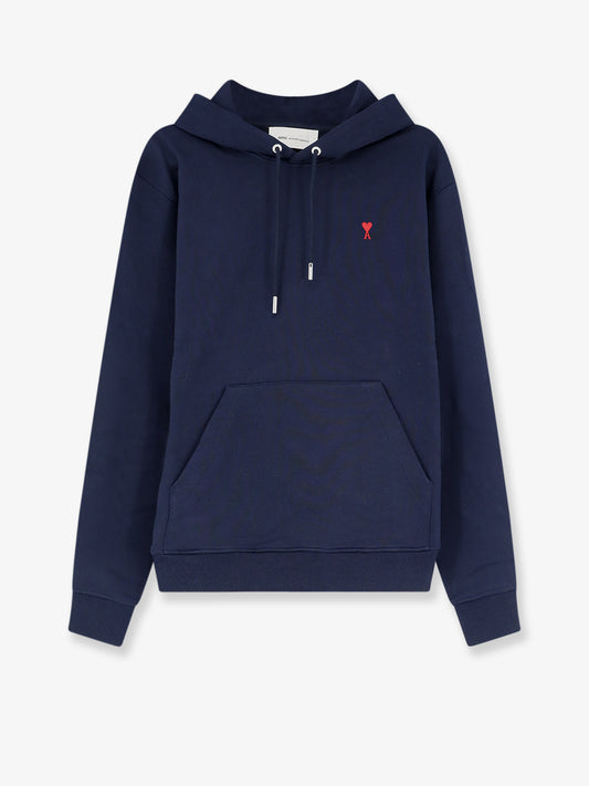Hooded cotton sweatshirt