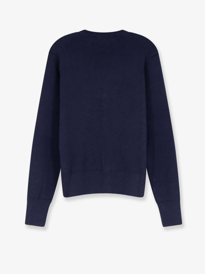 Wool cardigan with iconic embroidery thumbnail