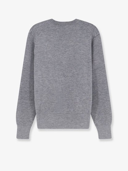 Wool cardigan with iconic embroidery thumbnail