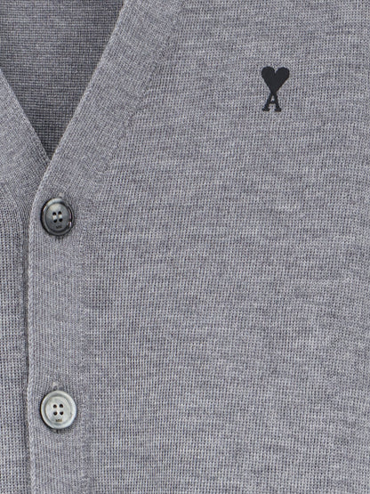 Wool cardigan with iconic embroidery thumbnail