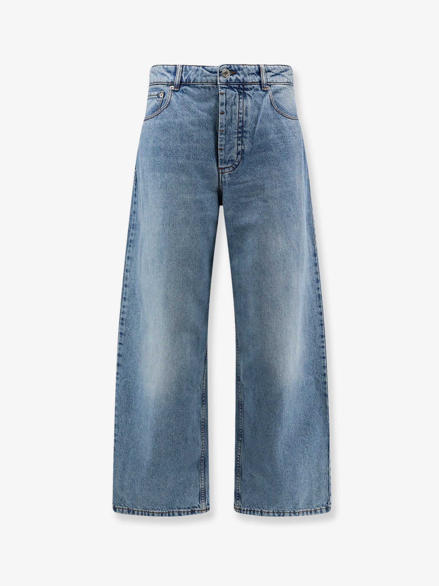 Blue denim jeans