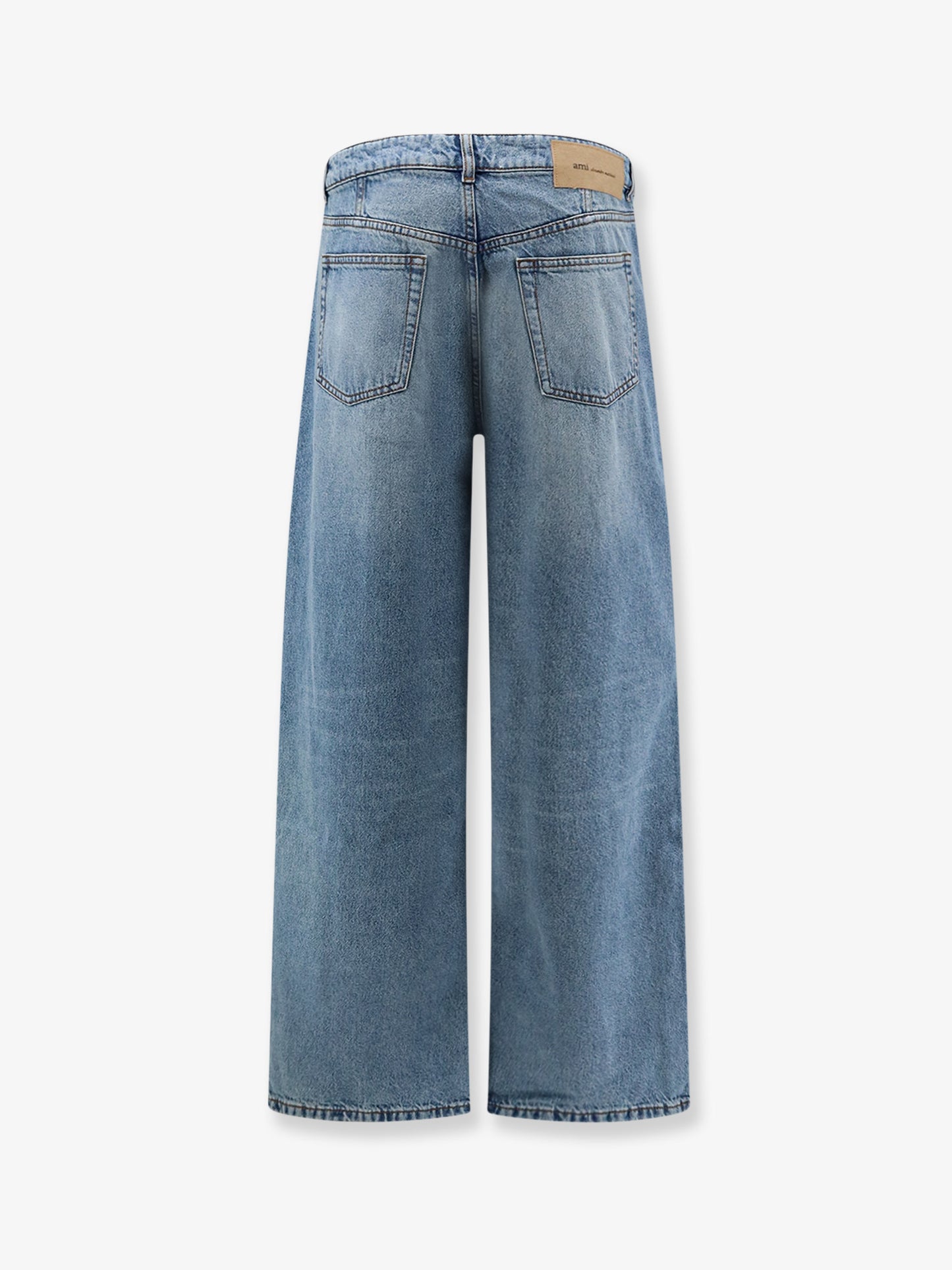Blue denim jeans