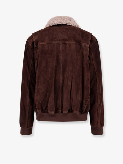 Suede Jacket with fur collar thumbnail