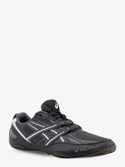 Hypersync mesh and leather sneakers with embroidered logo thumbnail