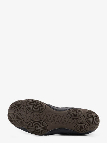 Hypersync mesh and leather sneakers with embroidered logo thumbnail