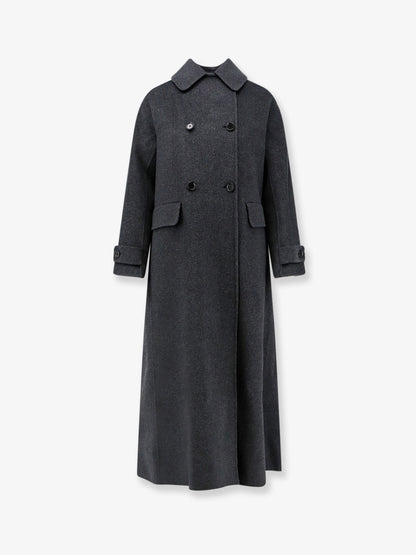 Double-breasted wool coat thumbnail