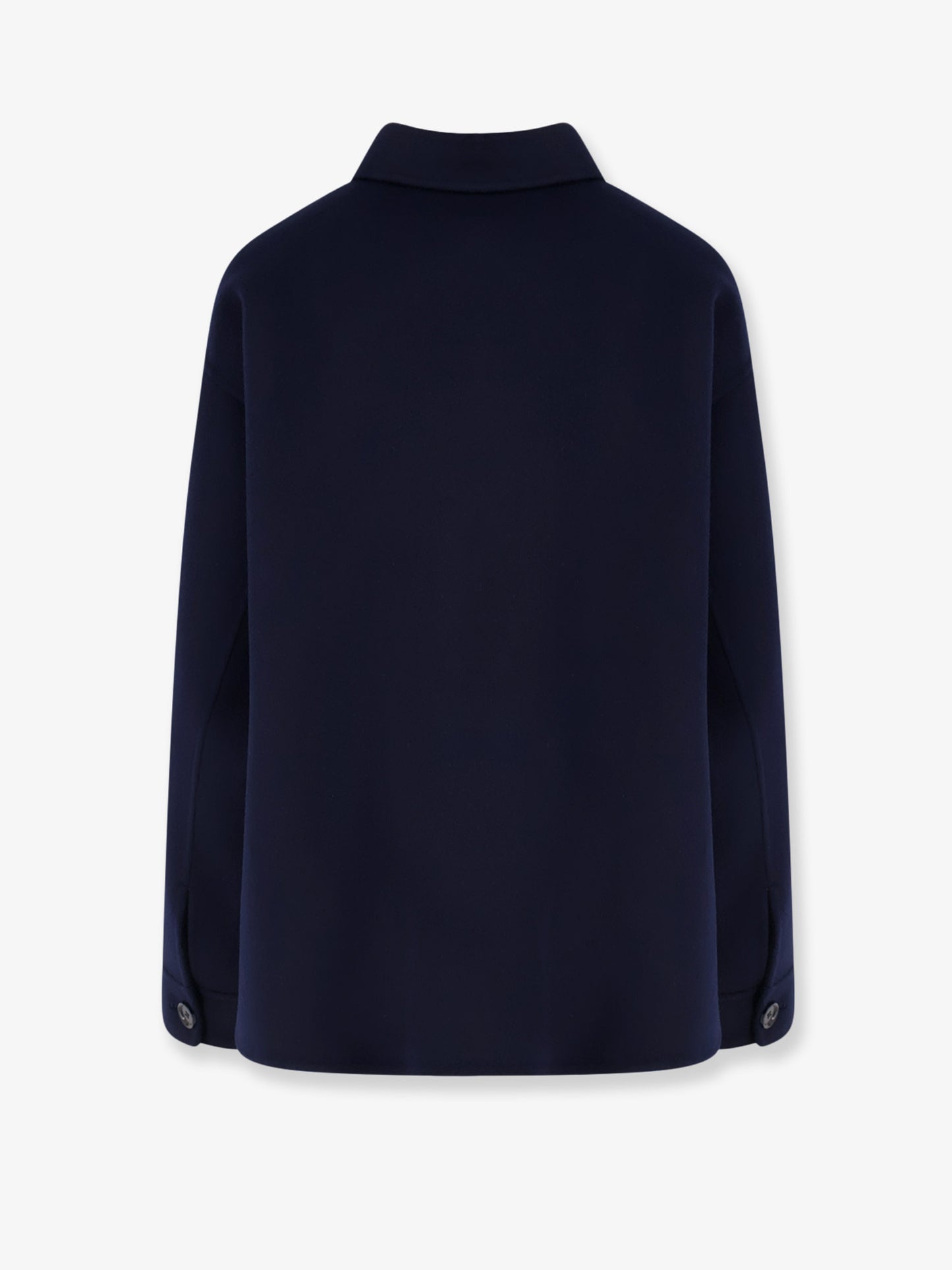 Wool jacket with buttons