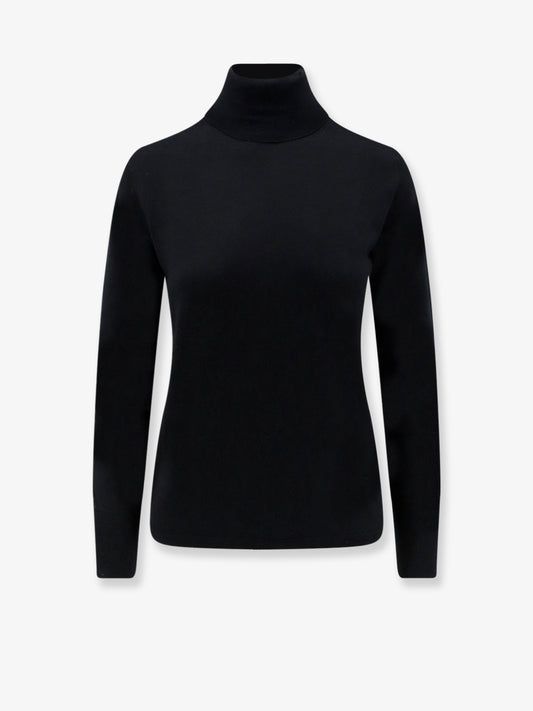 Virgin wool turtleneck sweater