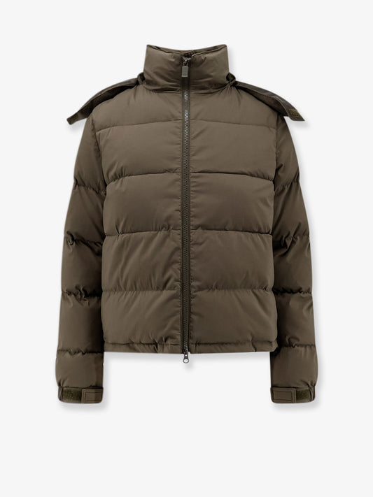 Water-repellent stretch cotton and nylon blend Duvoncella down jacket