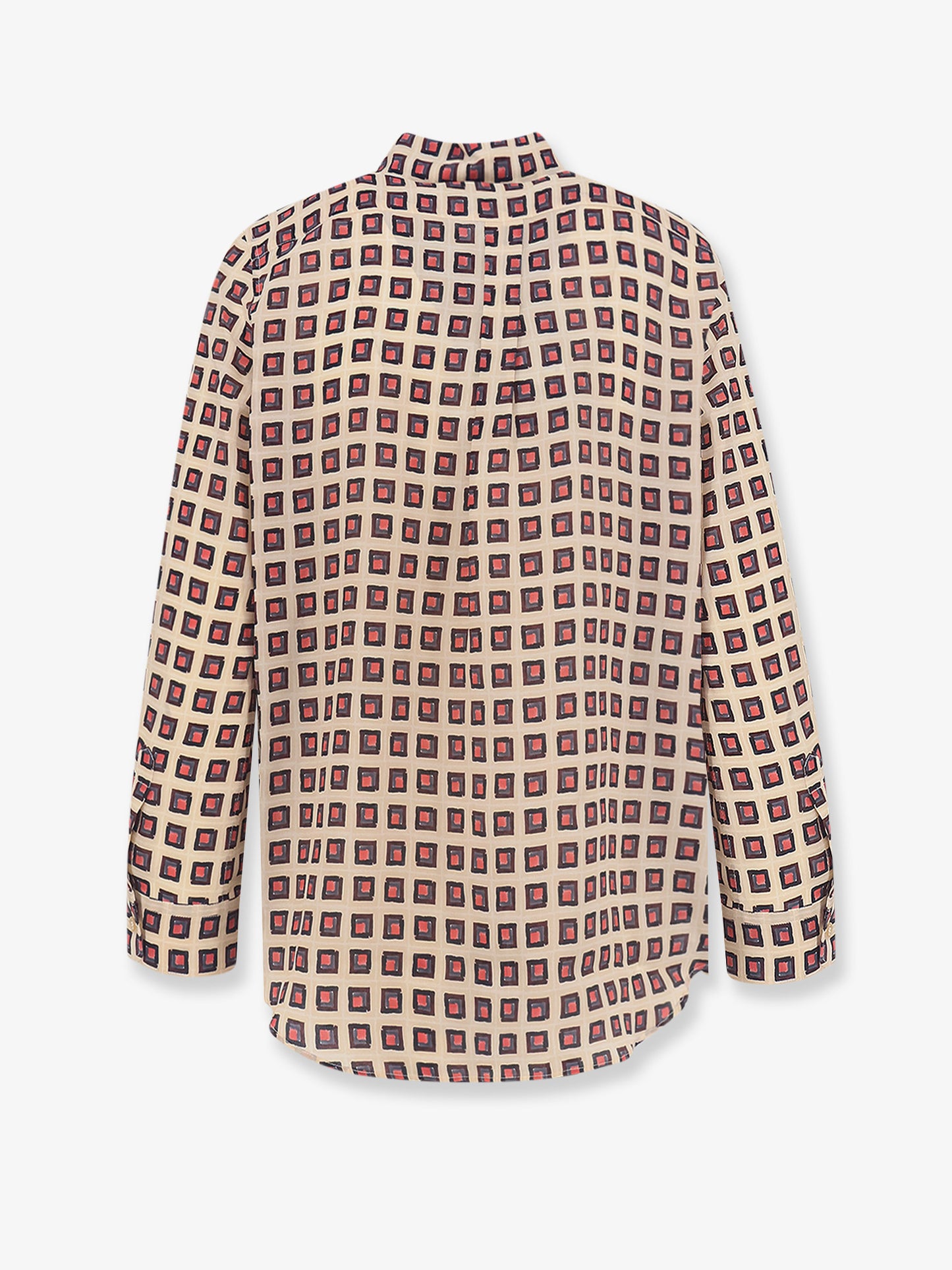 Printed silk shirt