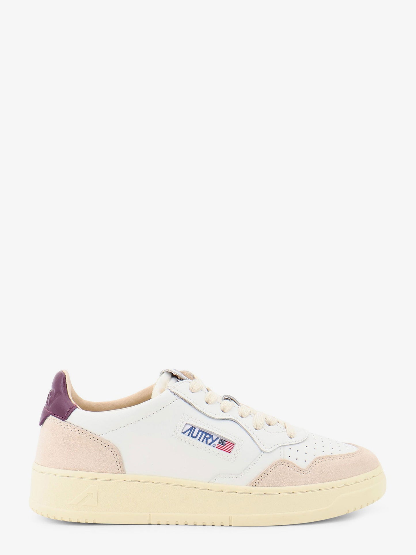 Medalist leather and suede sneakers