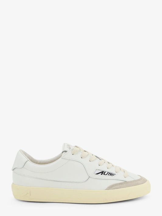 Windscape leather sneakers with suede insert