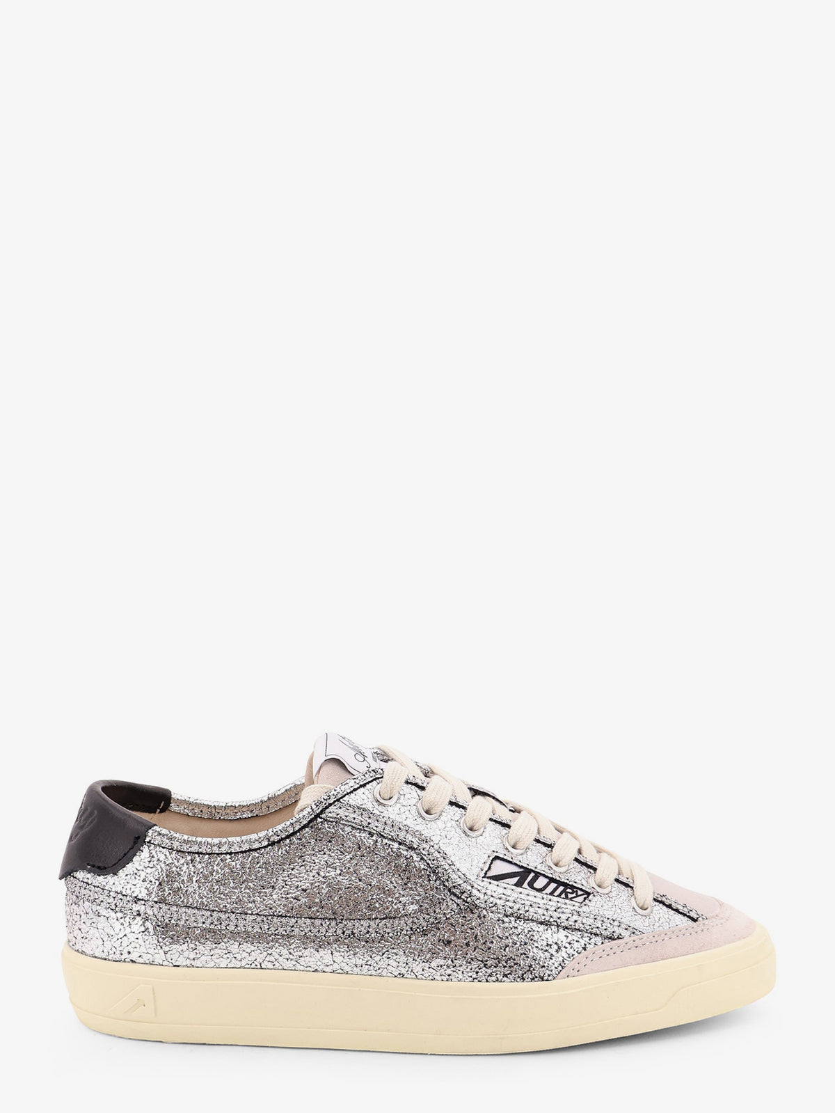 Sneakers Windscape Low in pelle silver