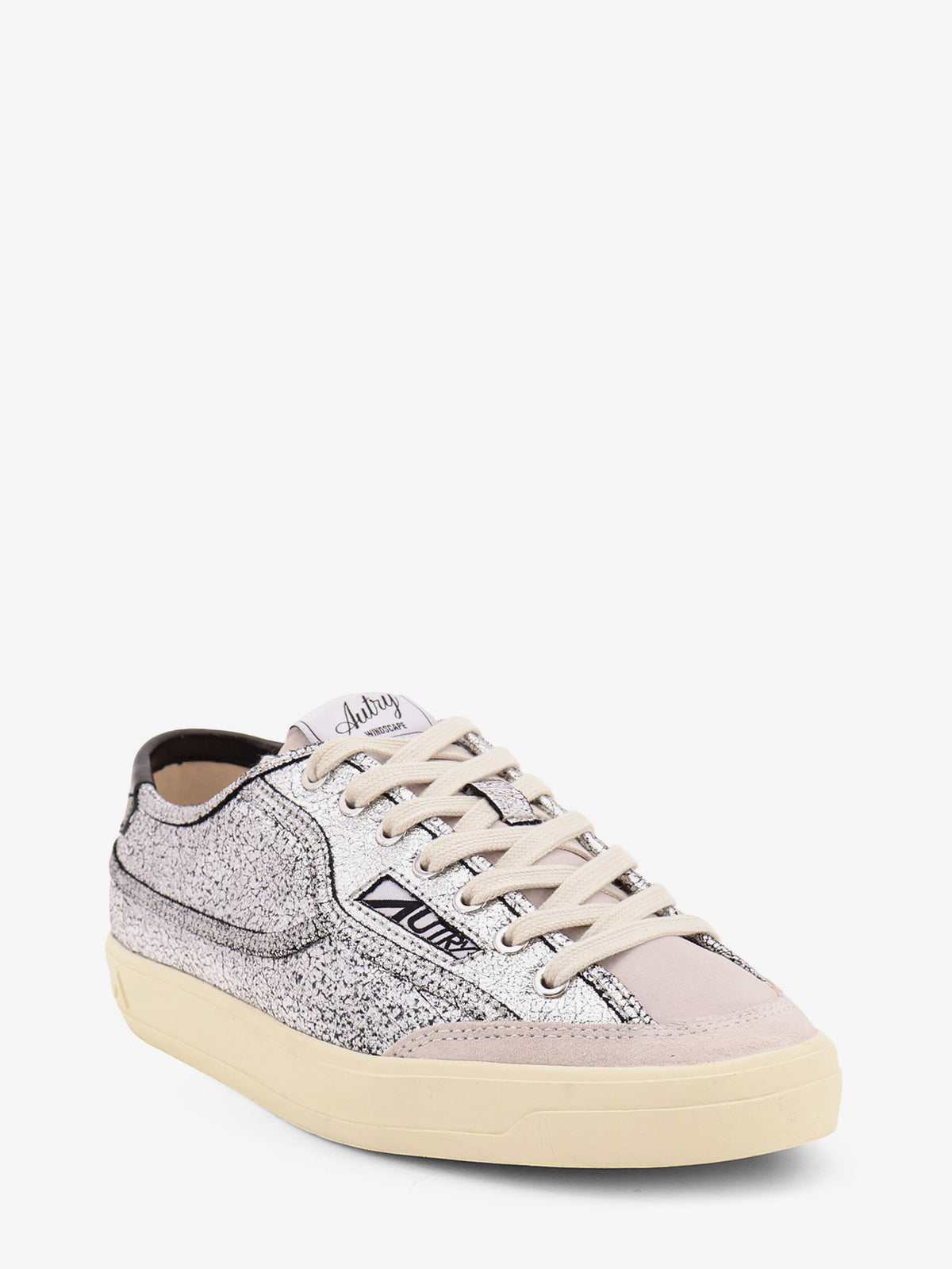 Sneakers Windscape Low in pelle silver
