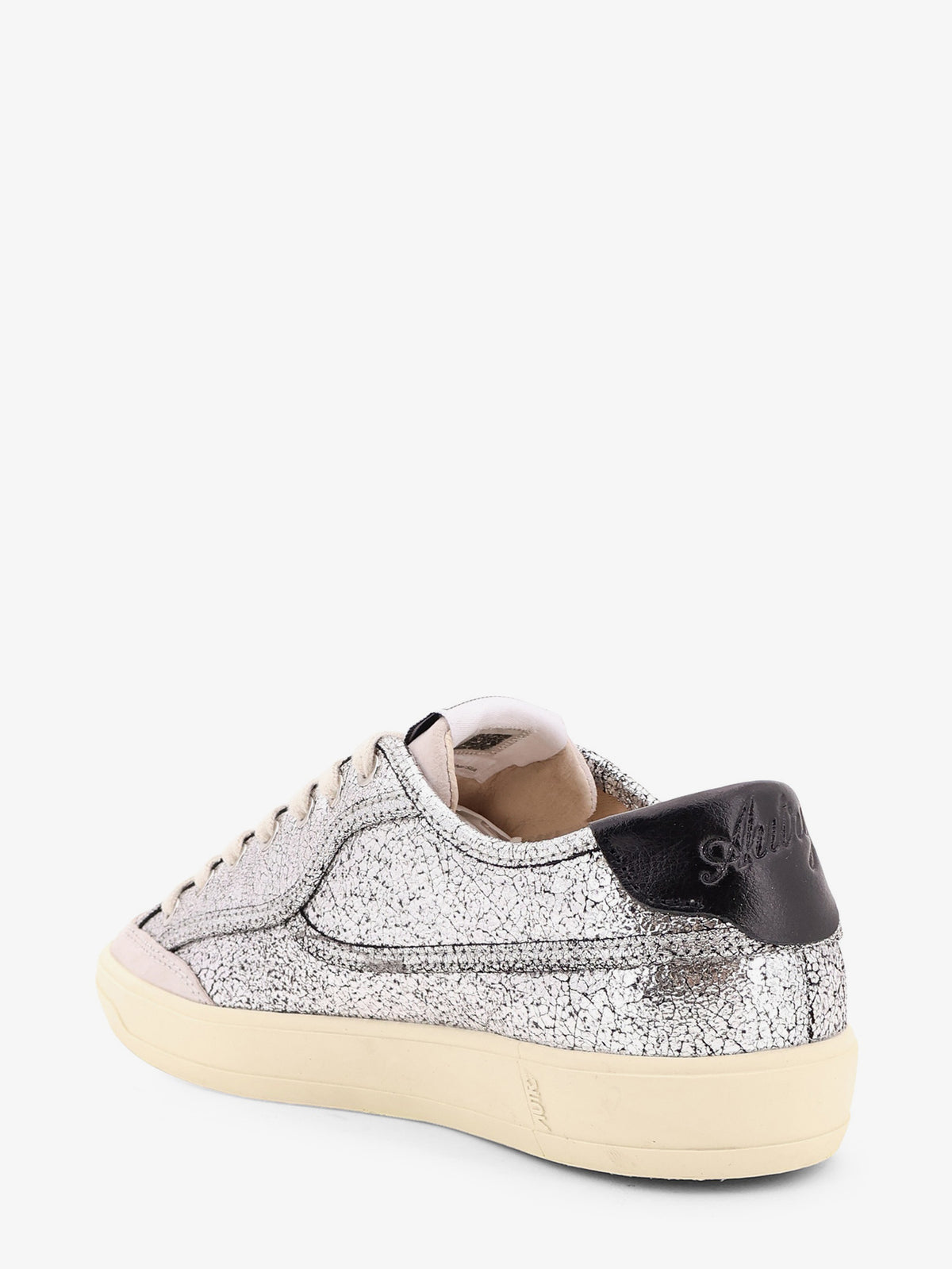 Sneakers Windscape Low in pelle silver