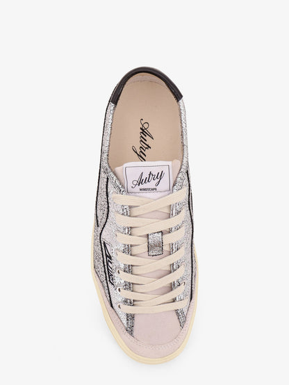 Sneakers Windscape Low in pelle silver thumbnail